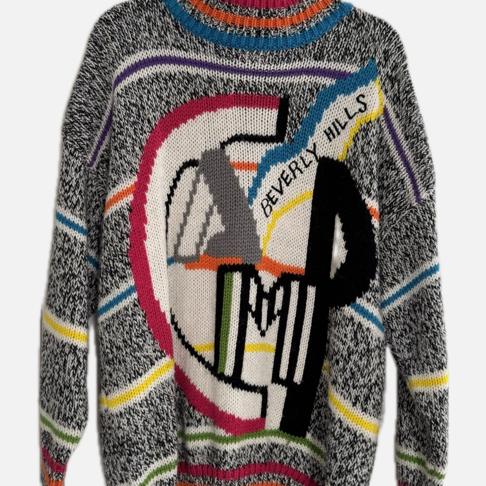 Vintage Camp Beverly Hills Knit Sweater